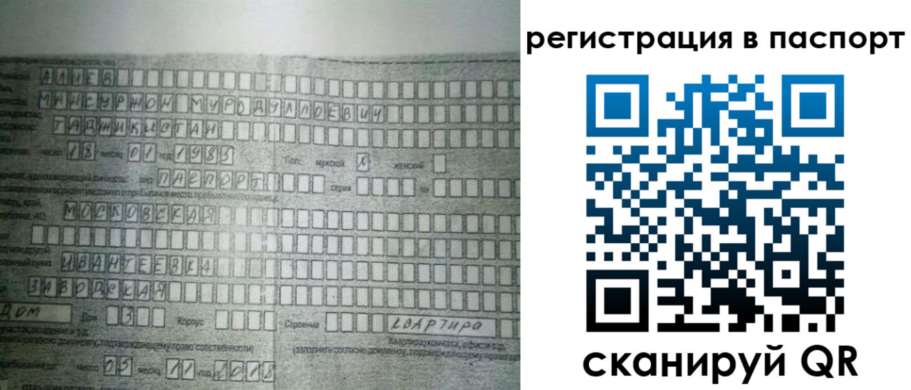 временная регистрация законно в Слободской